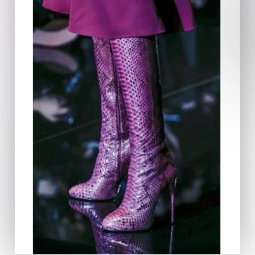 Gucci Python print boots - Picture 3 of 9